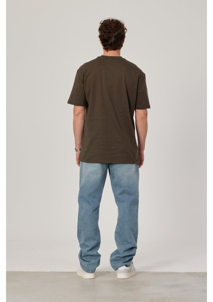 Haki Oversize Basic Tshirt fırsatları