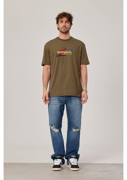 Apparel Baskılı A.yeşil Tshirt
