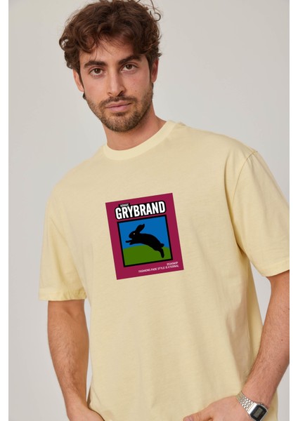 Grybrand Tavşan Baskılı Sarı Tshirt fiyatları