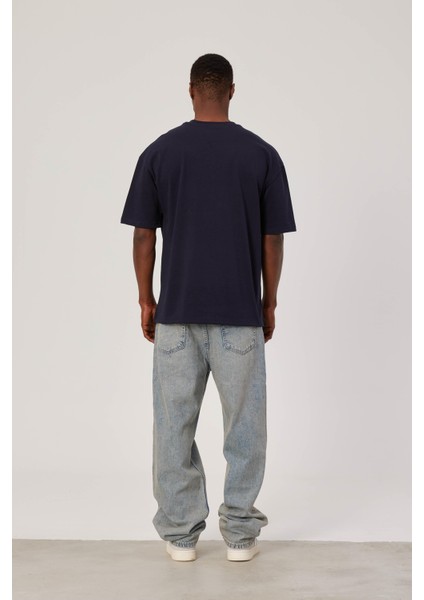 Cofe D'azur Resim Baskılı Lacivert Tshirt fırsatları