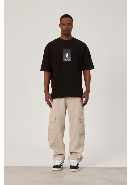 Muhammed Ali Fotoğraf Baskılı Siyah Tshirt modelleri