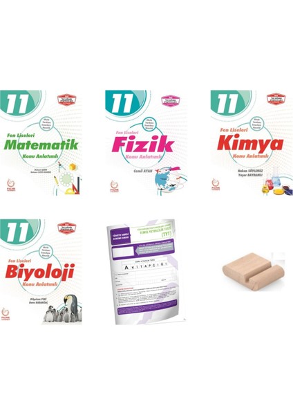 11. Sınıf Sayısal Konu Anlatım Seti Fen Lisesi – Matematik - Fizik - Kimya – Biyoloji - TYT Deneme