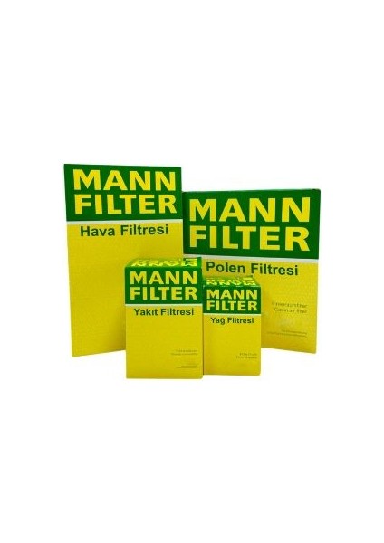 Skoda Scala 1.6 Tdı Dizel Mann Filtre Bakım Seti 2020-