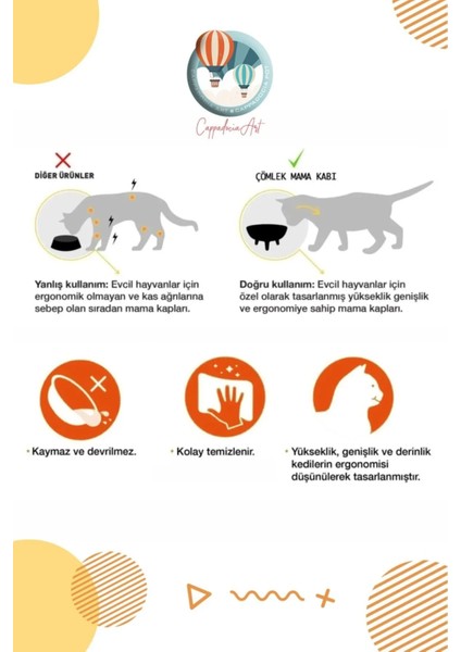 2'li Ayaklı Kedi Köpek Çömlek Mama ve Su Kabı (Içi Sırlı, Organik) modelleri