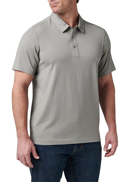 Archer Crest S/s Polo Grı Tısort