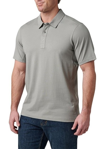 Archer Crest S/s Polo Grı Tısort