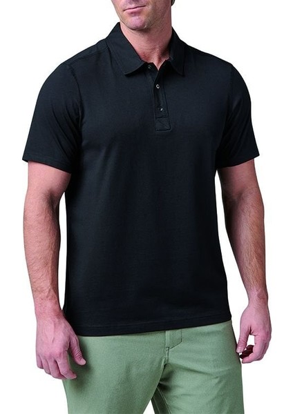 Archer Crest S/s Polo Sıyah Tısort