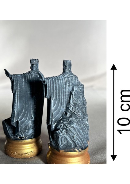 Yüzüklerin Efendisi Argonath Mini Büst Set modelleri