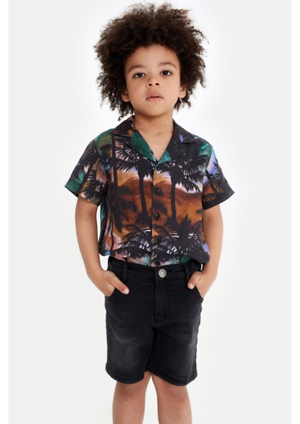 Bg Store Erkek Çocuk Siyah Şort 23SS0NB3112 fiyatları