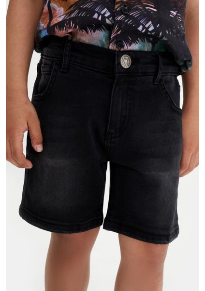 Bg Store Erkek Çocuk Siyah Şort 23SS0NB3112 modelleri