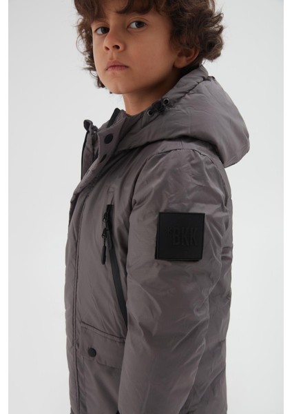 Erkek Çocuk Gri Mont 22FW0BK1318