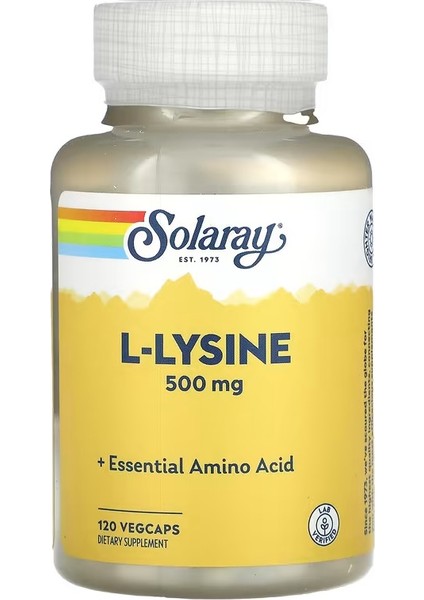 L-Lysine 500 Mg 120 Vegcaps