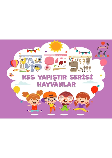 Kes Yapıştır Serisi Hayvanlar