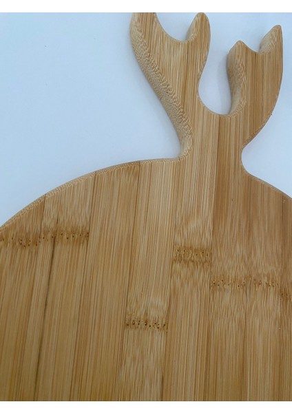 Bambu Geyik Yuvarlak Sunum Tahtası Kesme Tahtası fiyatları