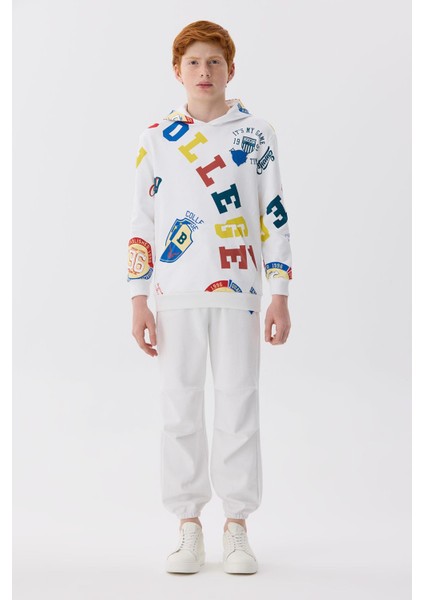 Erkek Çocuk Desenli Sweatshirt