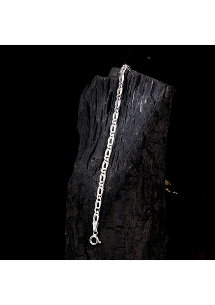 925 Ayar Gümüş Sarmal Model Zincir Erkek Bileklik fiyatları