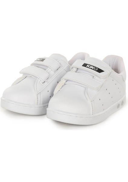 Royzo Cırtlı Işıklı Erkek Bebek Spor Ayakkabı Beyaz modelleri