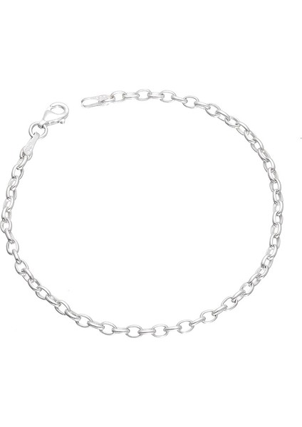 925 Ayar Gümüş Halka Zincirli Erkek Bileklik modelleri