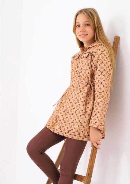 Kız Çocuk Kapişonlu Trençkot Bej fiyatları