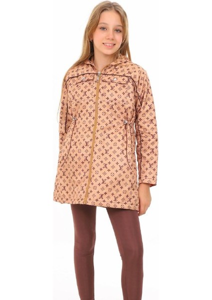 Kız Çocuk Kapişonlu Trençkot Bej fırsatları