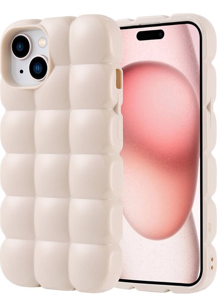 Apple iPhone 15 Uyumlu Kılıf Kaliteli Tpu Malzeme Dayanıklılık ve Pratik Kullanım Ekran ve Kamera Koruması Köşelerde Bulunan Yükseltiler Cover