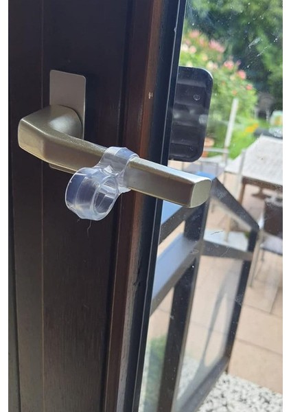 20 Adet Şeffaf Silikon Kapı Durdurucu Tutucu Pencere Kolu Stoperi Kapı Kolu Tamponu
