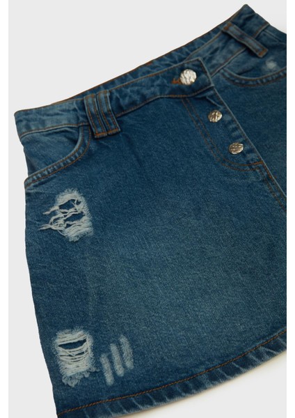 Kız Çocuk Lacivert Şort 23SS0TJ4315 modelleri