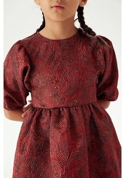 Bg Store Kız Çocuk Bordo Elbise NS23FWT4920 modelleri