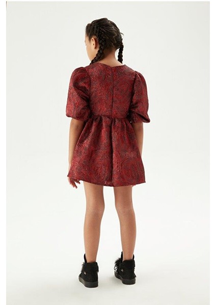 Bg Store Kız Çocuk Bordo Elbise NS23FWT4920 fırsatları