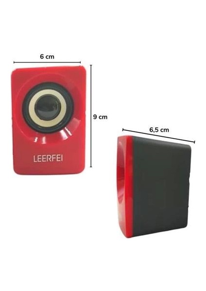 N62 1+1 Multimedia USB ve Jacklı Mini Hoparlör Yüksek Stereo Ses Sistemi