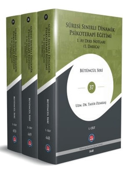 Süresi Sınırlı Dinamik Psikoterapi Eğitimi Ders Notları 3'lü Set (Ciltli) - Tahir Özakkaş