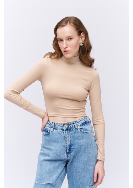 Balıkçı Yaka Basic Body Taş