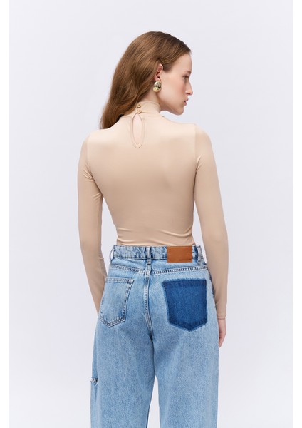 Balıkçı Yaka Basic Body Taş