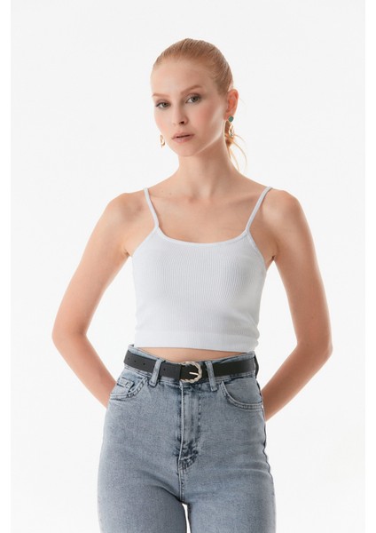 Burgulu Suni Deri Kemer