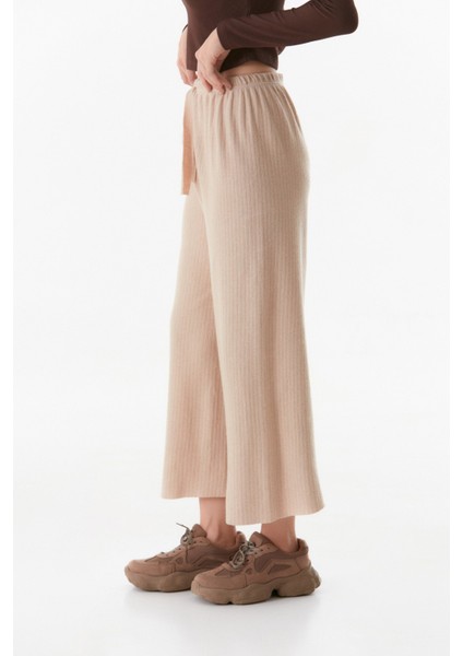 Basic Fitilli Beli Lastikli Pantolon modelleri