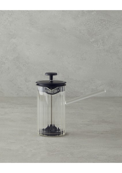 Pansy Borosilikat French Press 400 ml Siyah
