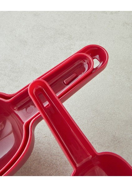 Arnie Plastik 3'lü Ölçü Kaşığı 22X7,8X5 cm Bordo fırsatları