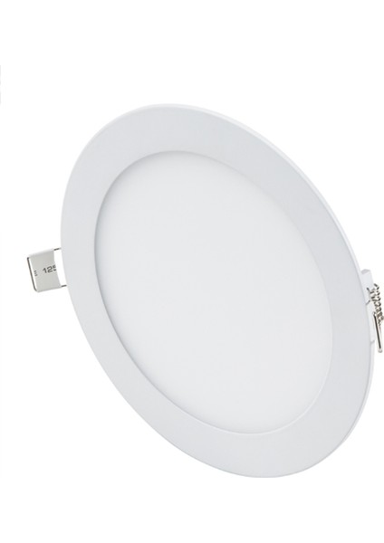 CT-5147 12W 6500K Beyaz Yuvarlak Slim LED Panel