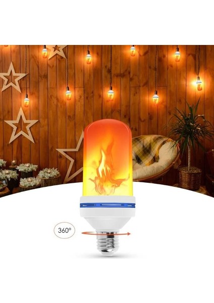 CT-4059 5W Alevli LED Ampul Amber Renk