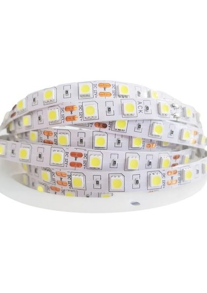 AS01-00305 14.4W 12V Yeşil Üç Çip 60 Ledli Silikonsuz Şerit LED