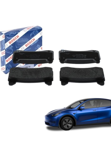 Tesla Model Y / Model 3 Ön Fren Balatası Takımı, Sport Paket, Bosch Marka,
