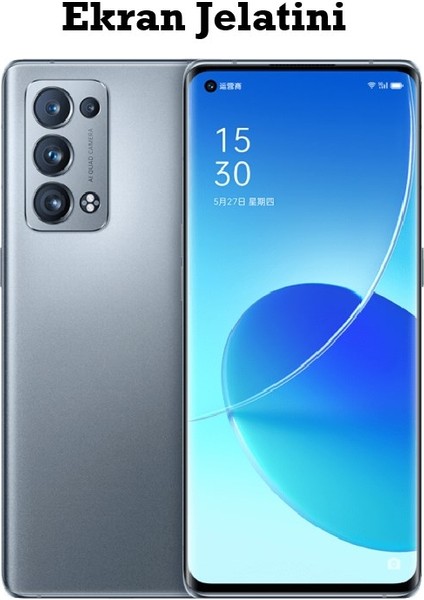 Oppo Reno 6 Pro 5g Uyumlu Ön Body Şeffaf Ultra Ekran Koruyucu Nano Jelatin
