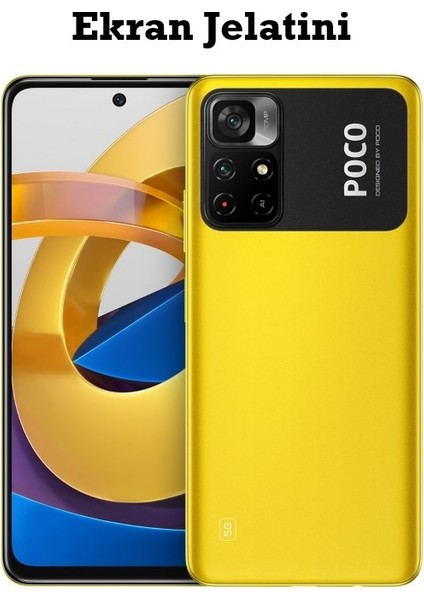 Xiaomi Poco M4 Pro 5g Uyumlu Ön Body Şeffaf Ultra Ekran Koruyucu Nano Jelatin