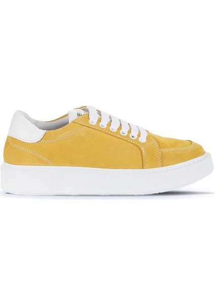 Sarı Süet Kadın Spor Ayakkabı 01WA8401