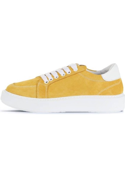 Sarı Süet Kadın Spor Ayakkabı 01WA8401 modelleri