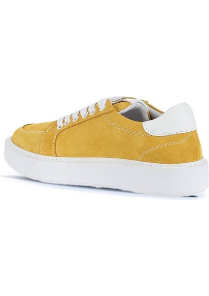 Sarı Süet Kadın Spor Ayakkabı 01WA8401 fırsatları