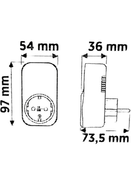 CT-9186 4000W 918 Joule Akım Korumalı Priz