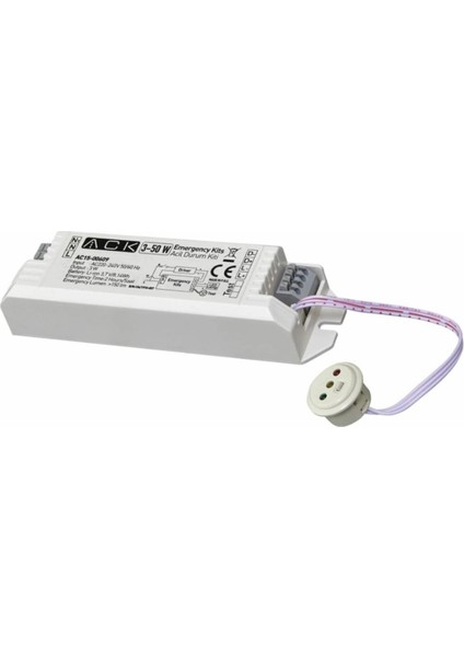 AC15-00609 3W LED Lambalı Armatürler Için Acil Aydınlatma Kiti
