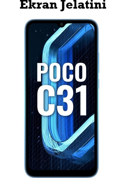 Xiaomi Poco C31 Uyumlu Ön Body Şeffaf Ultra Ekran Koruyucu Nano Jelatin