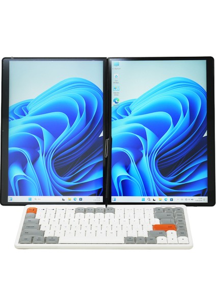 Dual-Tech DS135S Çift Ekran 16 GB Ram Alder Lake N100 2tb SSD Dizüstü Bilgisayar (siyah şerit)